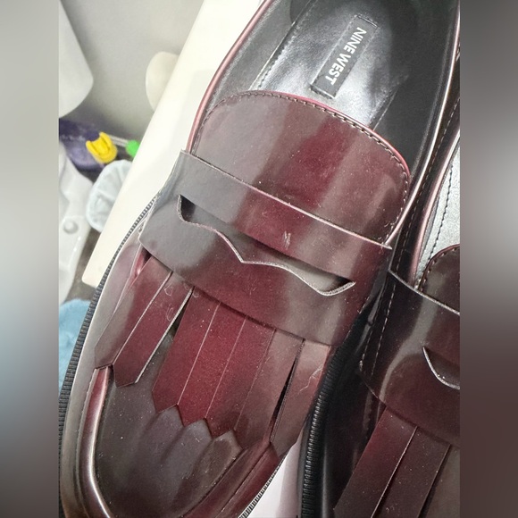 Nine West Missa Loafers (WINE COLOR) - Picture 4 of 13